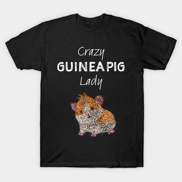 Guinea Pig Lady Guinea Pig Pet T-Shirt by Kater Karl